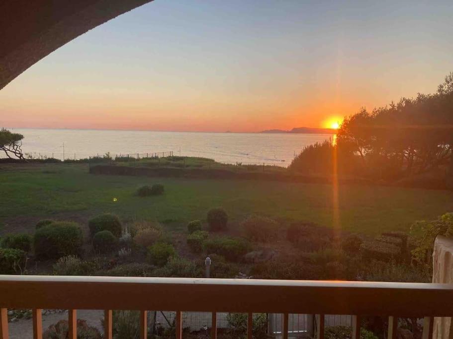 Superbe appartement vue mer Six-Fours-les-Plages Exterior foto